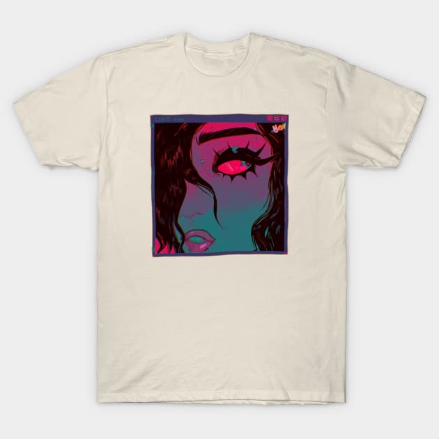 Fearful look T-Shirt by snowpiart